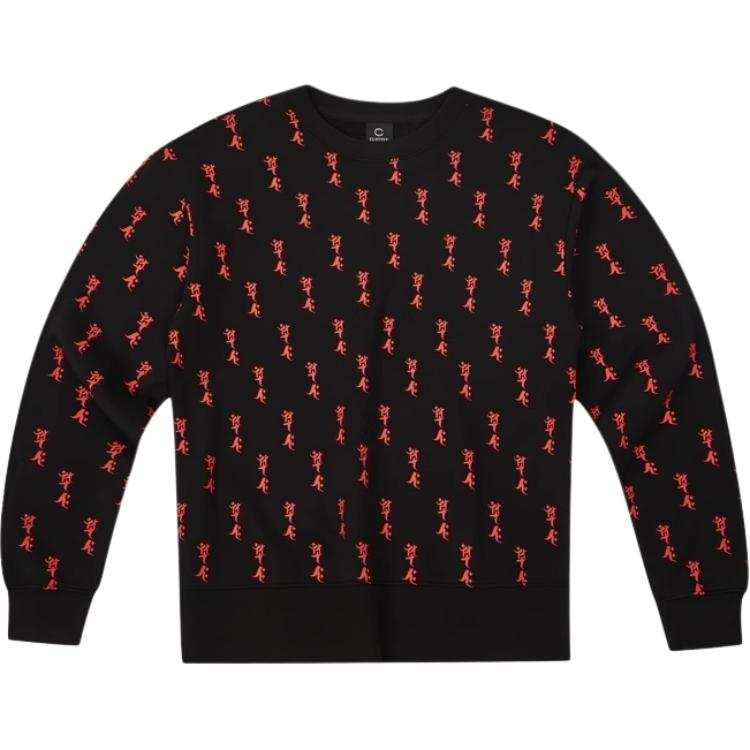 CLOT CLOT Sweatshirts Men's Black Crew Neck Moderate Regular