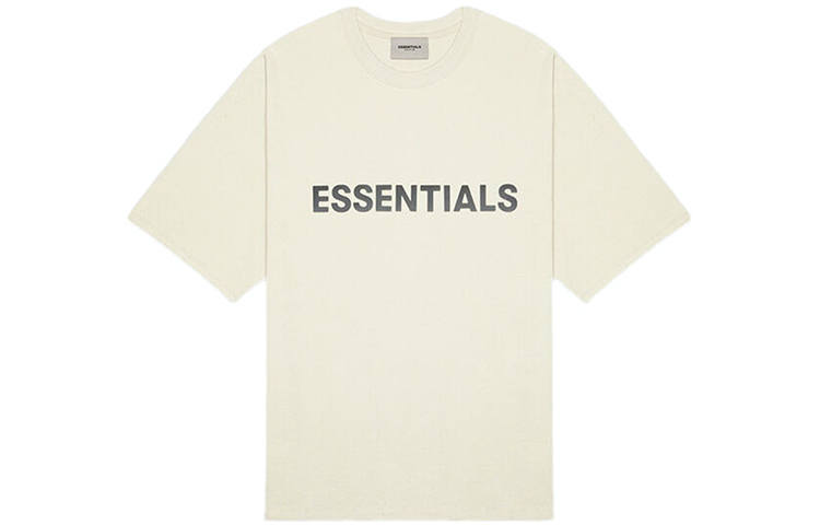 Fear Of God Essentials 3D Silicon Applique Boxy T Shirt