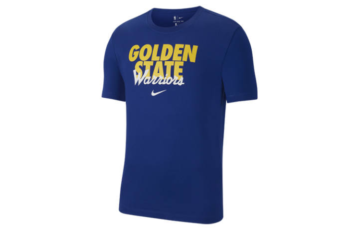 Nike Nike T Shirts Men's Blue Crew Neck Moderate Straight Fit