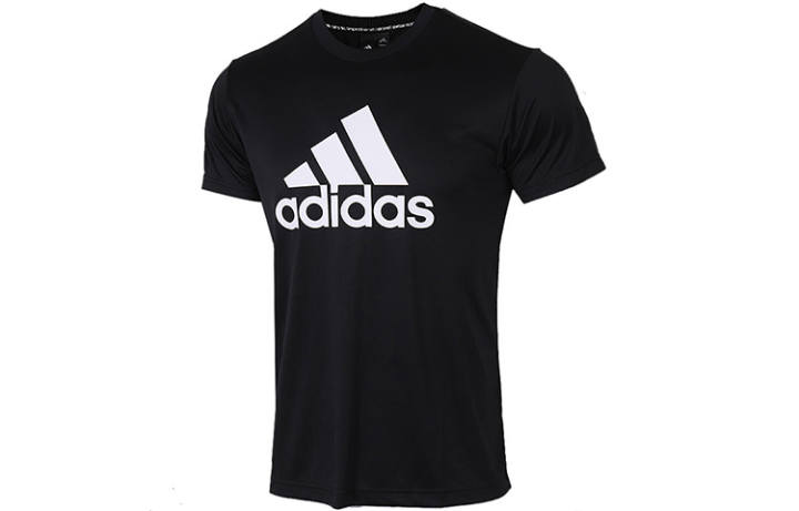 Adidas Adidas T Shirts Men's Crew Neck Moderate Straight Fit
