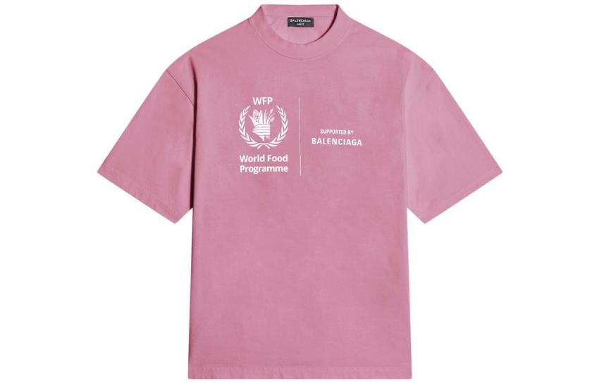 Balenciaga T Shirt Men's Light Pink