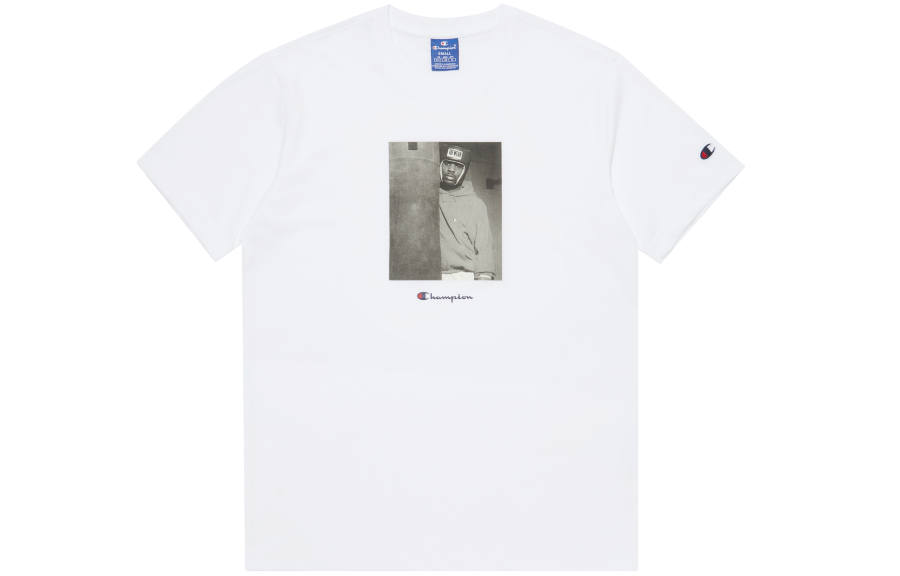 Champion T Shirt Unisex European Version White