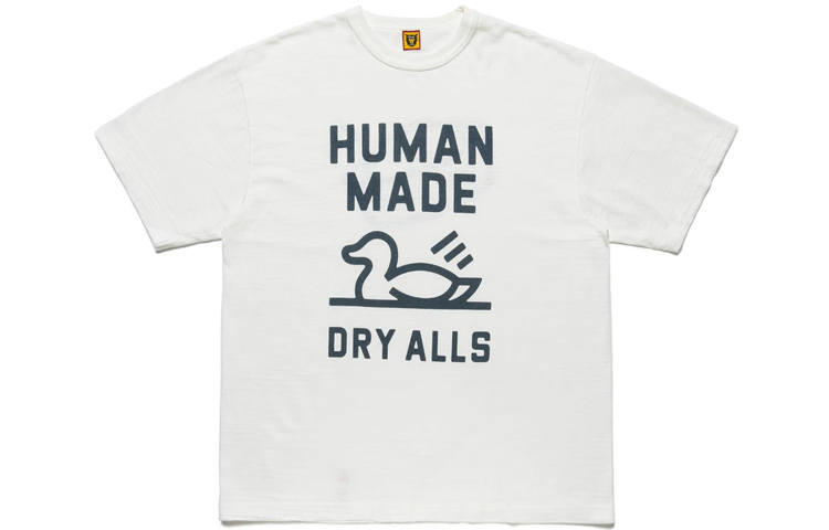 HUMAN MADE T Shirts Unisex Crew Neck Moderate Straight Fit