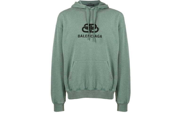 Balenciaga Pre Owned Logo print Cotton Hoodie