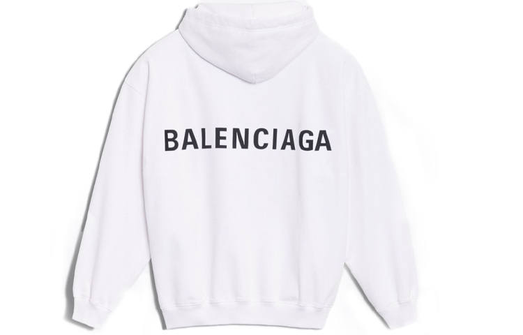 Balenciaga 【Best of: PromotionsPrevious Season】logo print oversized hooded jumper