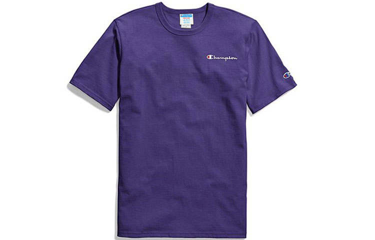Champion T Shirt US Version Unisex Purple