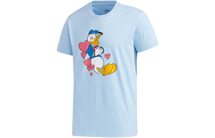 Adidas Neo x Disney T Shirt Men's Pink Blue