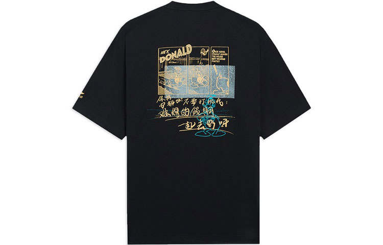 Li-Ning Li Ning x Disney Mickey Series SS22 T Shirt Men's Black