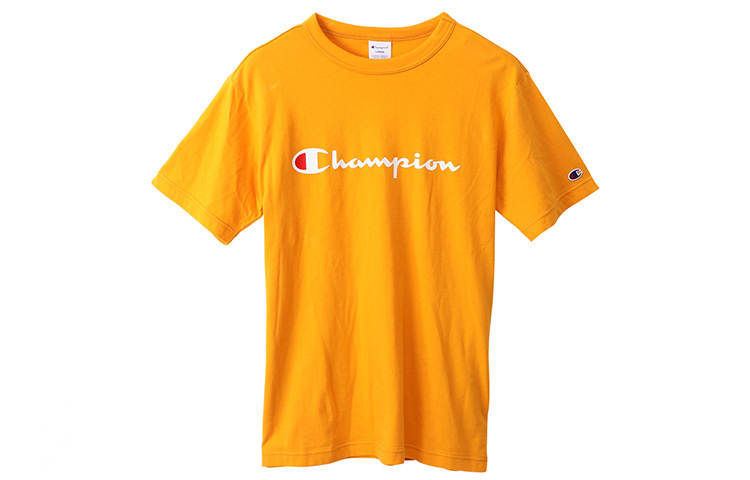 Champion T Shirt Japan Version Unisex Yellow