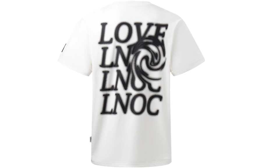 Li-Ning Li Ning Short Sleeved T Shirts Unisex White