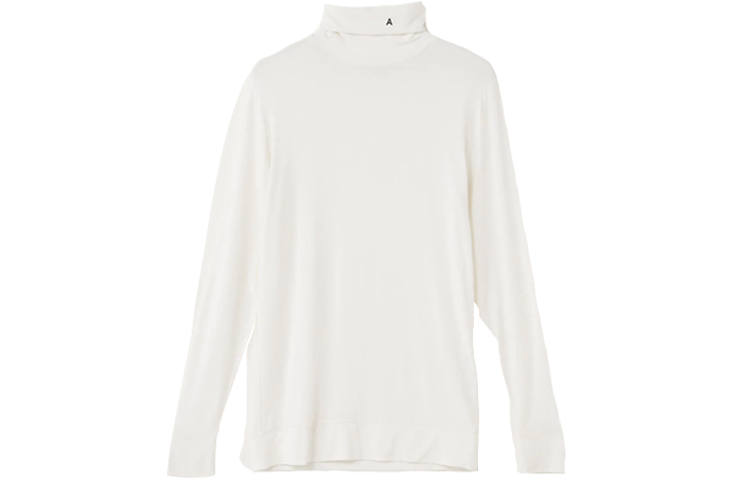 AMBUSH T Shirts Unisex White Stand Collar Moderate Straight Fit