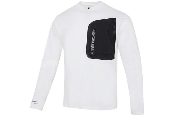 Jordan Jordan T Shirts Men's White Crew Neck Moderate Straight Fit