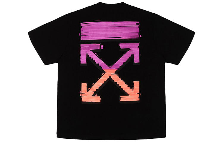 OFF-WHITE OFF WHITE T Shirt Loose Fit Men's Black