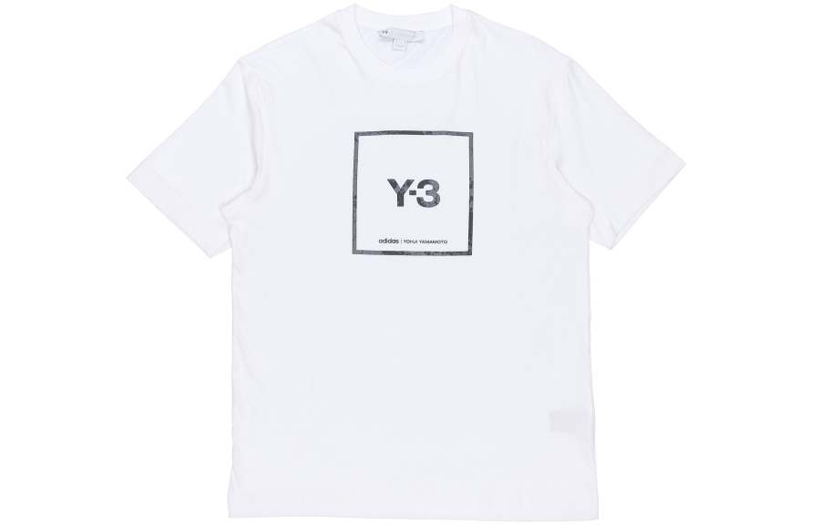 Y-3 Y 3 T Shirts Unisex White Crew Neck Moderate Straight Fit