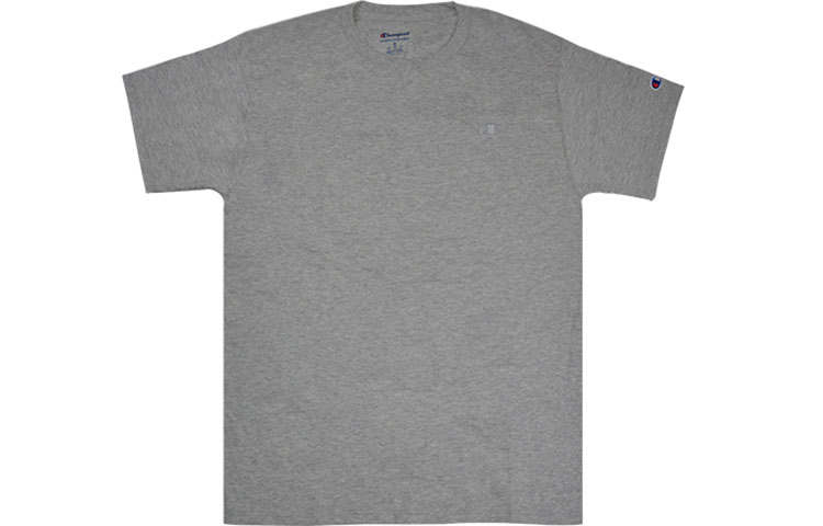 Champion Champion T Shirt US Version Unisex Light Gray
