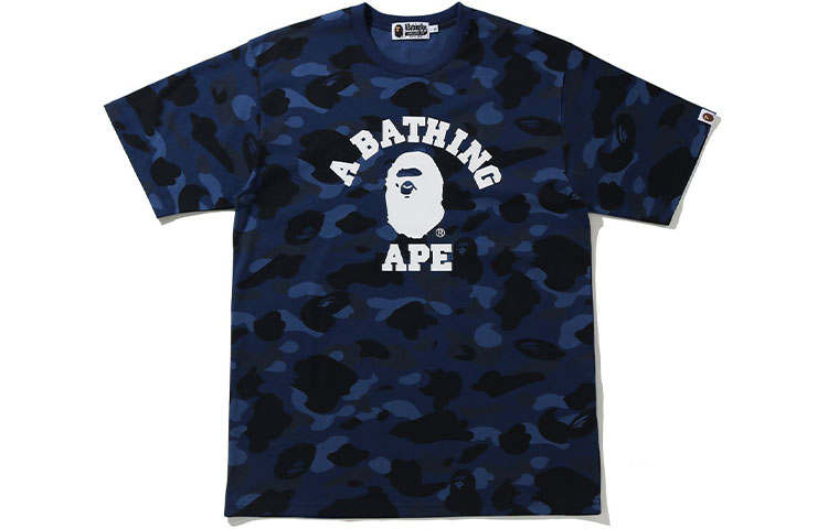 A BATHING APE Bape Color Camo College Tee SS21