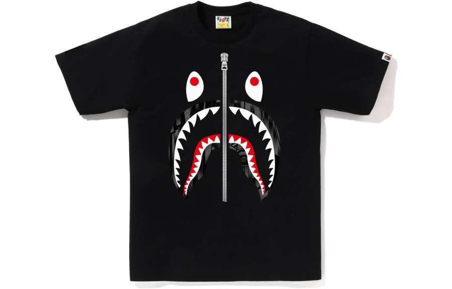 A BATHING APE Bape Speed Racer Big Shark Tee