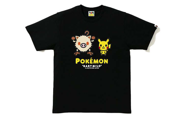 A BATHING APE Bape X Pokemon Mankey Tee #2