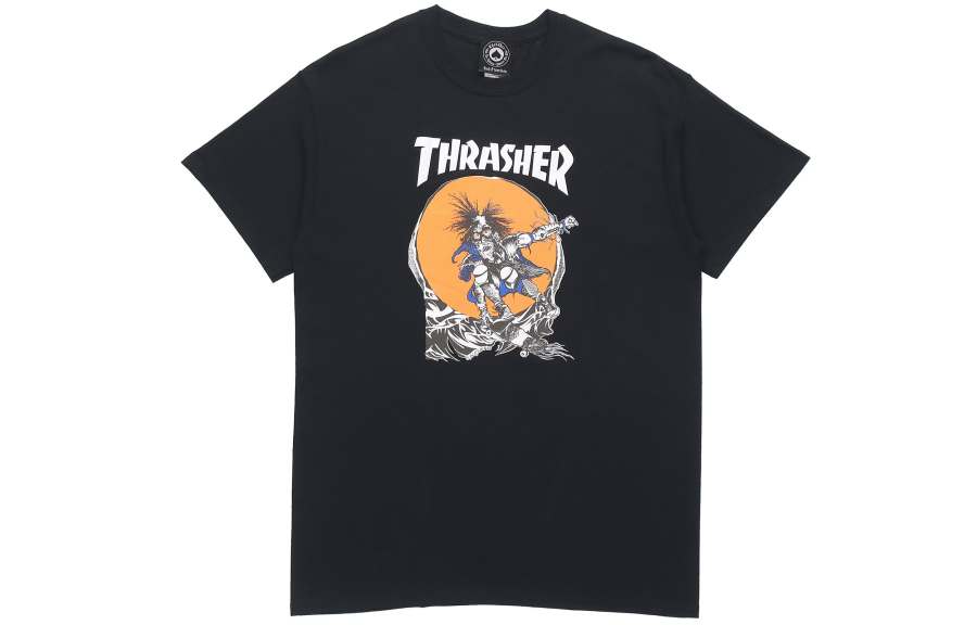 Thrasher Thrasher T Shirt US Version Unisex Black