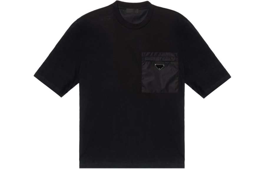 PRADA PRADA T Shirts Men's Black Crew Neck Moderate