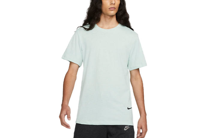 Nike Nike T Shirts Men's Cream Green Crew Neck Moderate