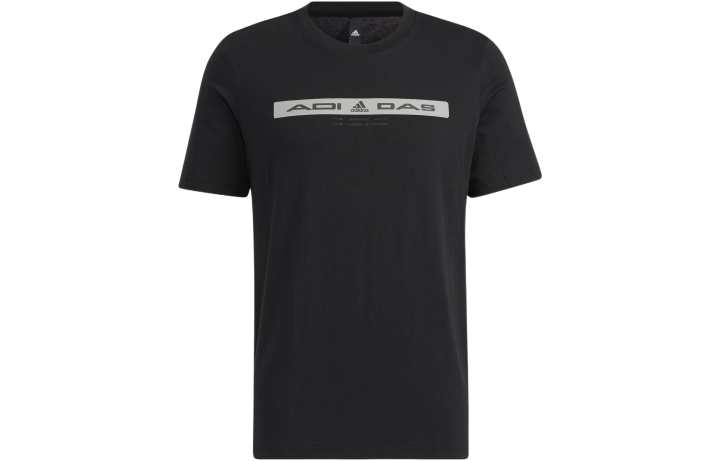 Adidas Adidas T Shirts Men's Black Crew Neck Moderate Straight Fit