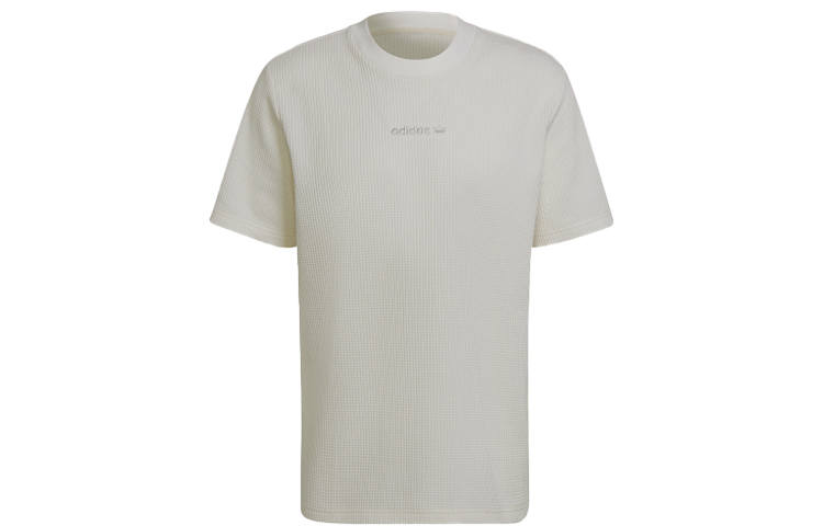 Adidas Adidas T Shirts Men's Pink White Crew Neck Moderate Straight Fit