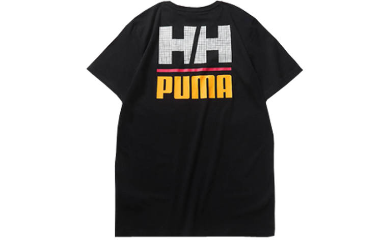 PUMA HELLY T Shirts Men's Crew Neck Moderate Straight Fit