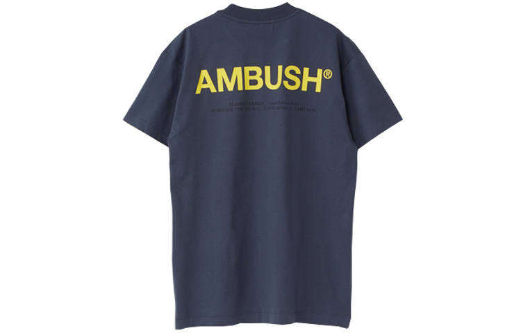 AMBUSH T Shirts Men's Crew Neck Moderate Straight Fit