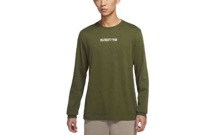 Nike Nike T Shirts Men's Green Crew Neck