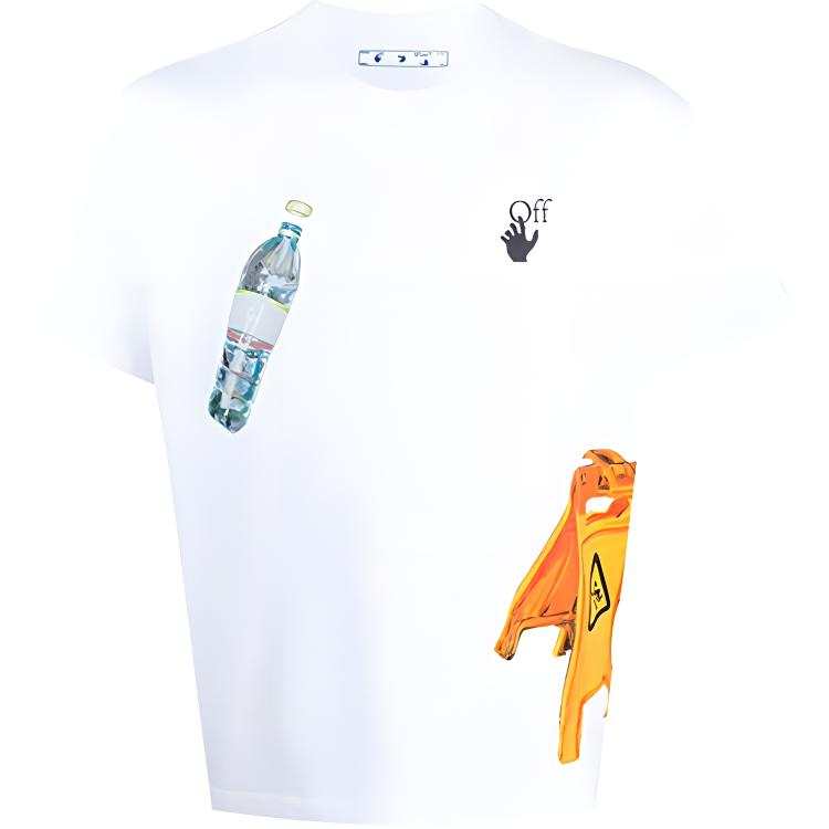 OFF-WHITE OFF WHITE FW20 Regular T Shirt Men's White