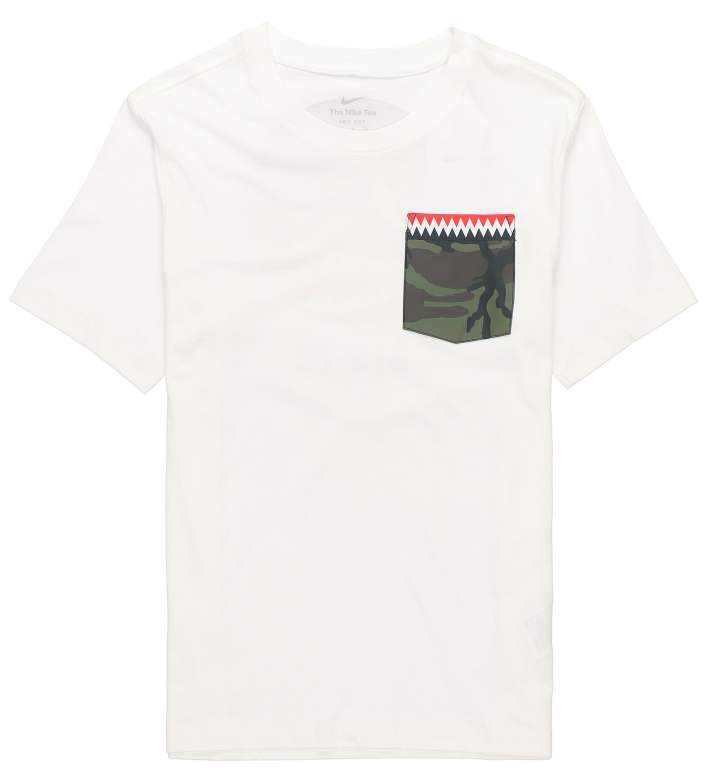 Nike Nike Set-in Sleeve T-Shirt Men's Men's White White