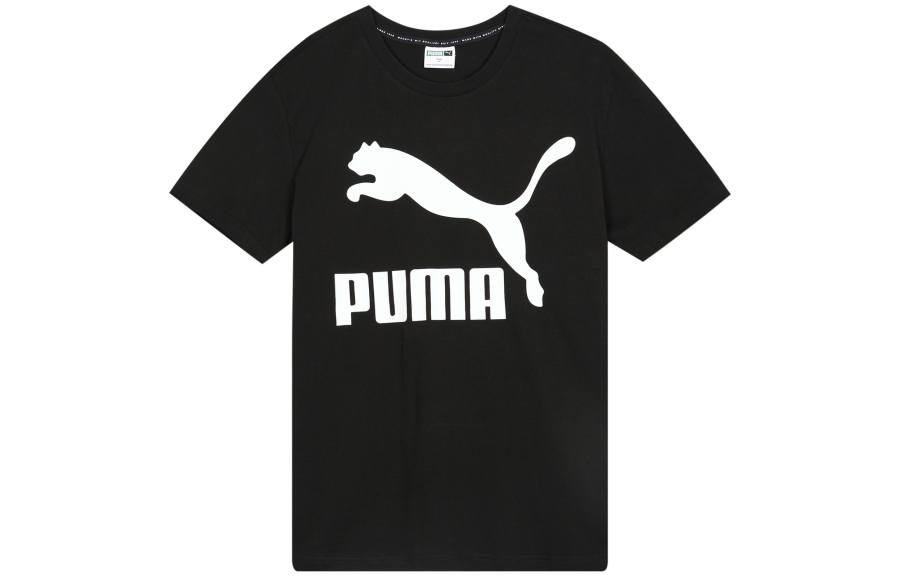 PUMA T Shirts Men's Crew Neck Moderate Straight Fit