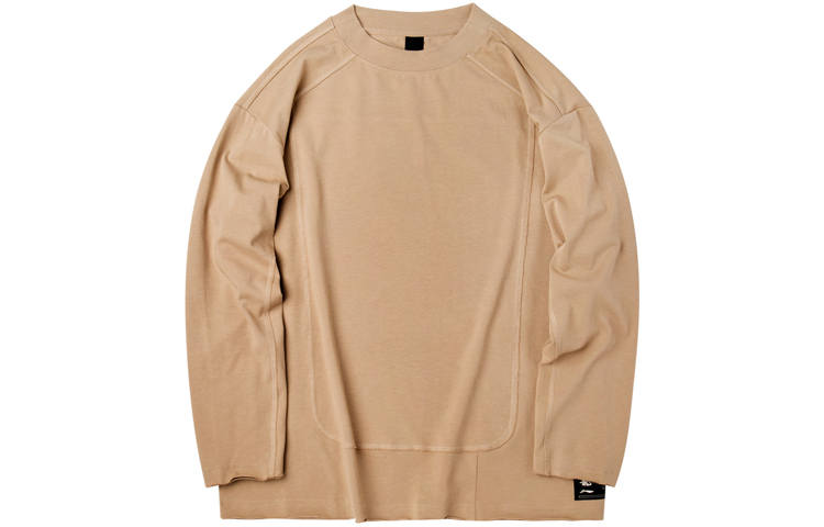 Li-Ning Li Ning Li Ning X Jackie Chan T Shirt Men's Incense Apricot