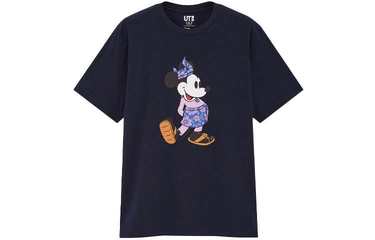 UNIQLO x Disney T Shirt Unisex Navy Blue
