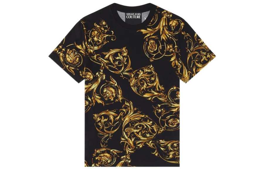 VERSACE JEANS COUTURE SS22 T Shirt Men's Black