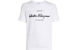 Ferragamo 【Previous Season】logo-print cotton T-shirt
