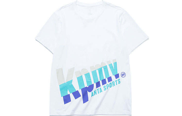 Anta Straight Fit T Shirt Men's Pure White