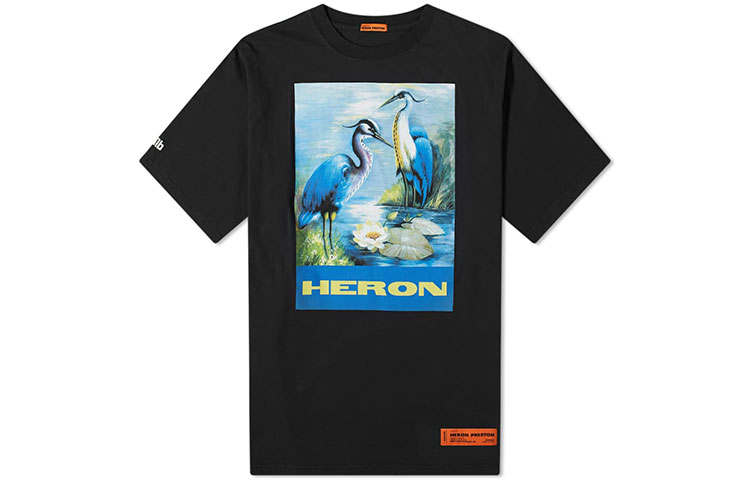 HERON PRESTON HERON PRESTON Heron Print Oversized T Shirt