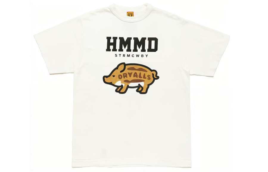 HUMAN MADE T Shirts Unisex Crew Neck Moderate Straight Fit