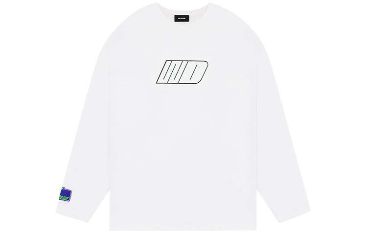 WE11DONE T Shirts Unisex White Crew Neck Moderate Straight Fit