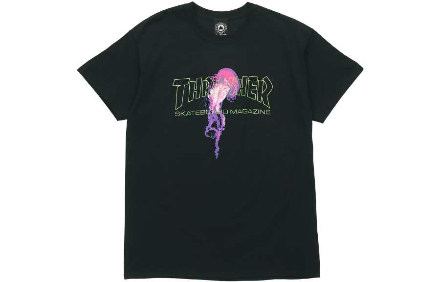 Thrasher Thrasher T Shirt US Version Unisex Black