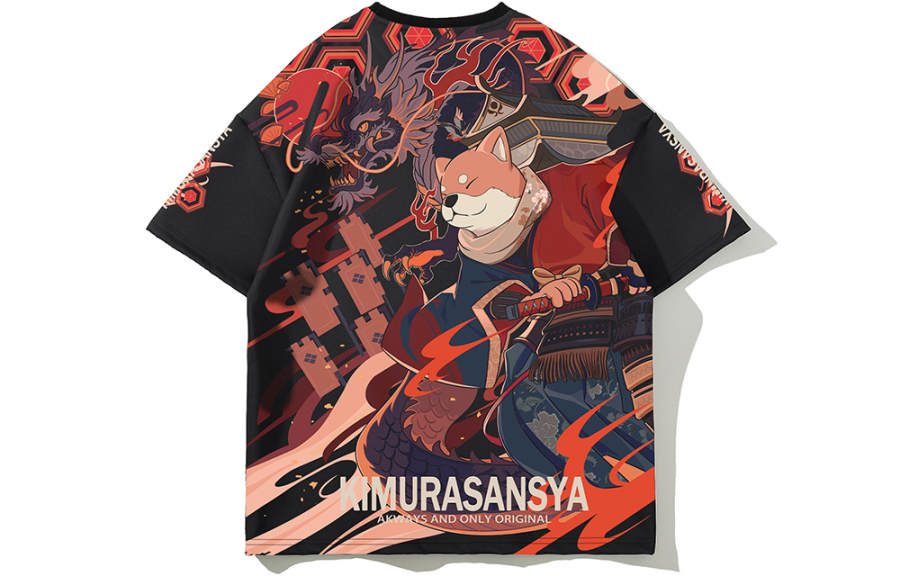 SANSYAS x MAODAREN T Shirt Unisex Black