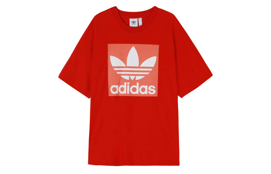 Adidas Originals Set in Sleeve T Shirt Men's Red