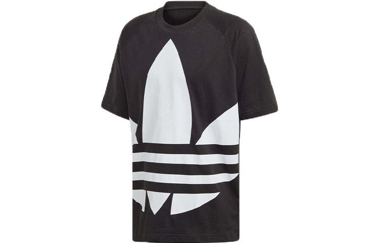 adidas originals Men's Big Trefoil Boxy Tee Black