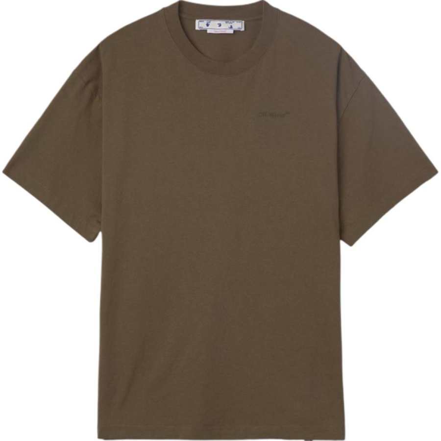 OFF-WHITE OFF WHITE Rubber Diagonals Oversized T Shirt