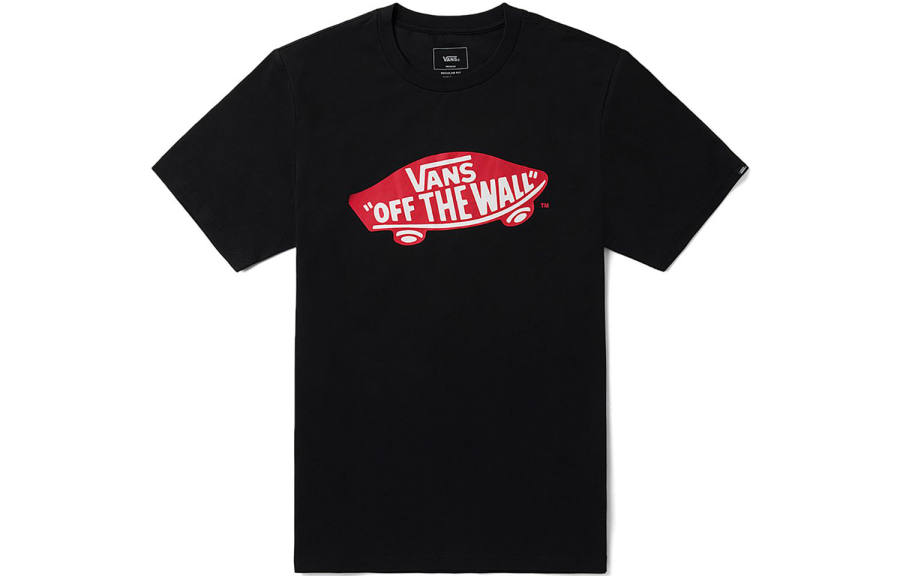 Vans Vans T Shirts Unisex Black Crew Neck Moderate