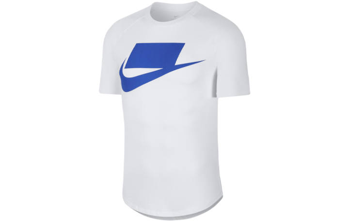 Nike Nike T Shirts Men's White Crew Neck Moderate Straight Fit