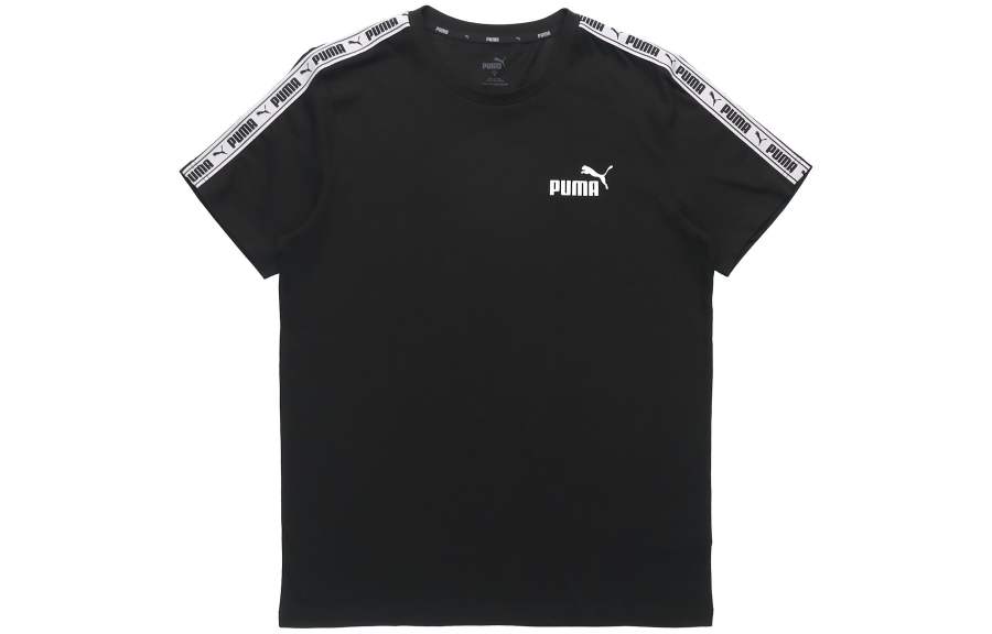 PUMA Set-in Sleeve T-Shirt Men's Black