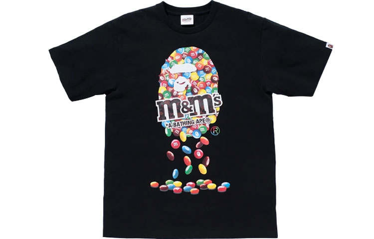 A BATHING APE Bape X M&M's Ape Head Tee